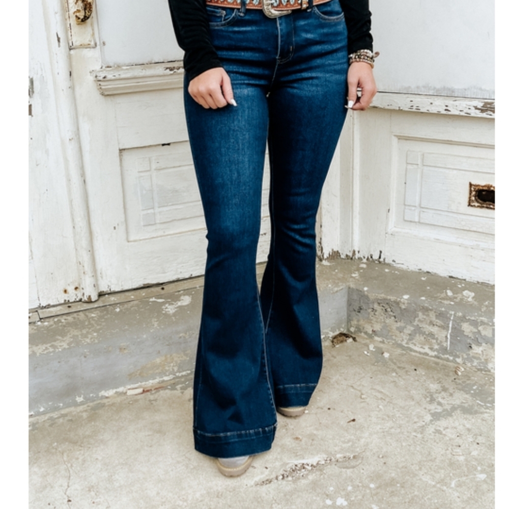 Vervet high rise flare jeans